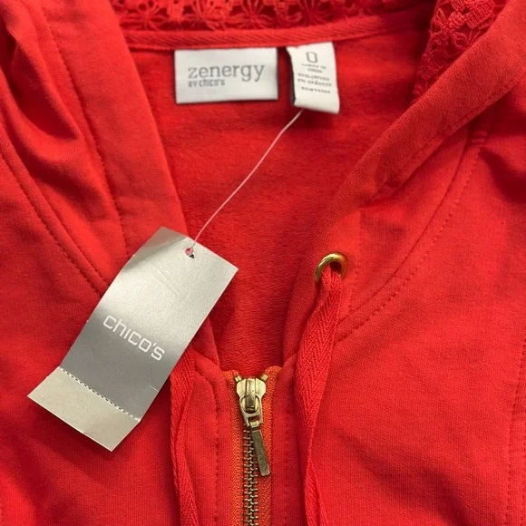 Zenergy by Chico’s Red Jacket - Picture 2 of 6
